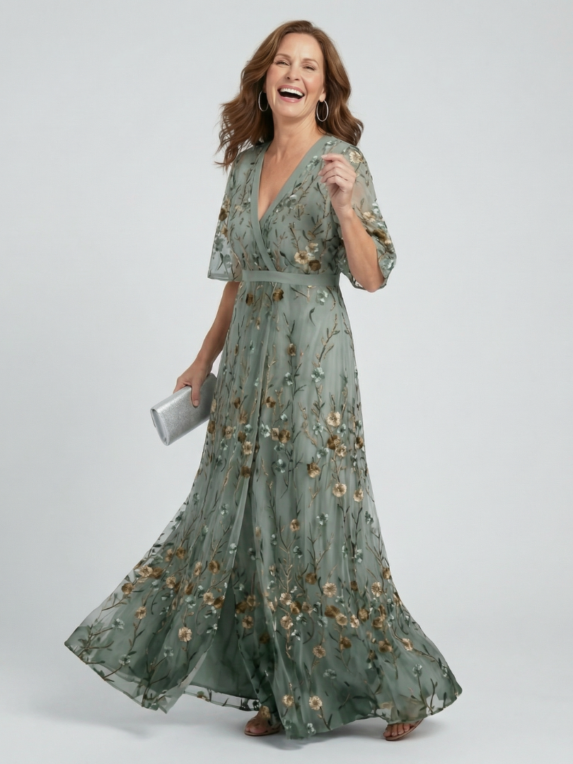 Selora | Halter Bloom Maxi Dress
