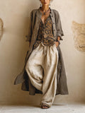 Emma | Cotton Linen Three-Piece Set for Women