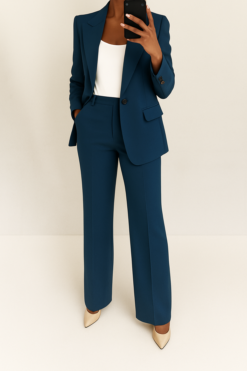 Ella | Single Button Blazer set