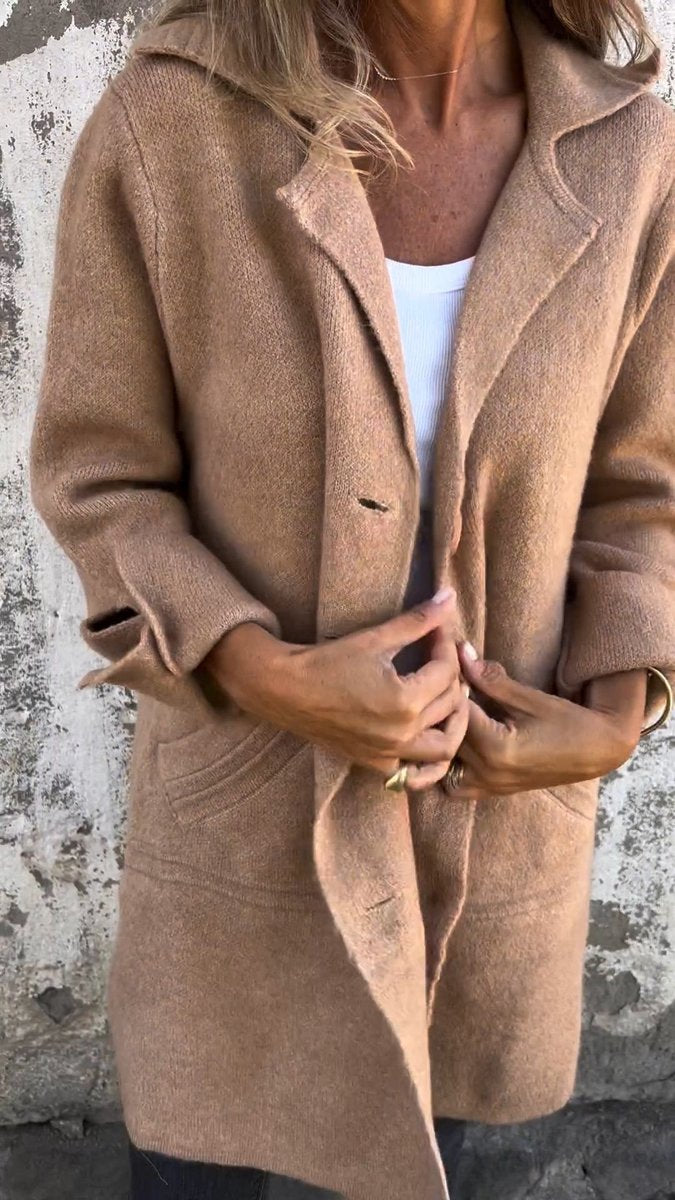 Lucille | Relaxed Longline Lapel Coat